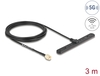 Scheda Tecnica: Delock 5g Lte Antenne Sma Stecker 3 Dbi Omnidirektional - Starr With Anschlusskabel Rg-174 3 M Klebemontage Outdoor B