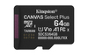 Scheda Tecnica: Kingston 64GB Microsdxc Canvas Select+ Gen3 100r A1 Single - Pack W/o Adp