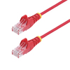 Scheda Tecnica: StarTech 1.5m Red Slim Cat.6 Ethernet Cable, Snagless - 28awg, Lszh Cavo Patch Rj 45 (m) A Rj 45 (m) 1.5 M 3.6 Mm U