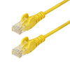 Scheda Tecnica: StarTech 2m Yellow Slim Cat.6 Ethernet Cable, Snagless - 28awg, Lszh Cavo Patch Rj 45 (m) A Rj 45 (m) 2 M 3.6 Mm UTP