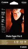 Scheda Tecnica: Canon *pr-201 Photo Paper Pro Ii 4x6 Inch. (10x15cm)50f - 