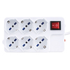 Scheda Tecnica: Vultech Multipresa Bipasso 6posti On Off Funzione Overload - 