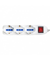 Scheda Tecnica: Vultech Multipresa Bipasso 9 Posti + Tasto On Off 16A - 