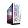 Scheda Tecnica: Sharkoon 2xu3,1xtype-c,vetro Temp,4xargb Fan,argb Contr - ATX