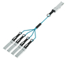 Scheda Tecnica: Panduit Optical Cable QSFP+ To Sfp+ 40-4x10g Om3 Aqua 3m - 
