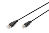 Scheda Tecnica: DIGITUS Cavo di collegamento USB, tipo A - B Conn./Conn - 1,8m, compatibile con USB 2.0, nero
