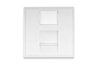Scheda Tecnica: DIGITUS 45x45 mm 1-port shutter with transp. label field - for DN-93802-5, content: 1x shutter, RAL 9003