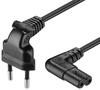 Scheda Tecnica: Goobay Cavo Alimentazione - C7 Italiana Angolati 2 M Nero