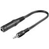 Scheda Tecnica: Goobay Cavo Adattatore Audio Stereo 3.5/6.35mm M/F 0.2mt - 