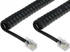 Scheda Tecnica: Intellinet Cavo Telefonico - Spiralato Per Cornetta 2mt Rj10 4p4c Nero