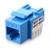 Scheda Tecnica: Techly Frutto Keystone RJ45 - Cat.6 UTP Idc 90&deg, Blu