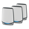 Scheda Tecnica: Netgear Orbi WiFi-6 (RBR850 + 2x RBS850), 2.4GHz/5GHz/5GHz - 2.5Gbps WAN, 512MB Flash, 1GB RAM, 4x RJ-45