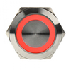 Scheda Tecnica: DimasTech Pulsante Antivandalismo - 25mm - Silverline Red