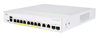 Scheda Tecnica: Cisco Business 250 Switch, 8 10/100/1000 PoE+ ports with - 120W power budget, 2 Gigabit copper/SFP combo ports, extern
