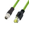 Scheda Tecnica: Logilink Cavo Di Rete Industriale M12 RJ45 Cat. 6a S/FTP Pur - 0.5m