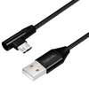 Scheda Tecnica: Logilink Cavo USB Micro-b Maschio Angolato/USB-a Maschio - Dritto 0,3 Metri Nero