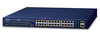 Scheda Tecnica: PLANET 19" 24-port 10/100/1000t 802.3at PoE + 2-port 1000x - Sfp Unmanaged Gigabit Ethernet Switch(220w)