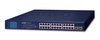 Scheda Tecnica: PLANET 24-port 10/100/1000t 802.3at PoE + 2-port 1000sx Sfp - Gigabit Switch With Smart Color LCD (300w PoE Budget, Stand