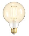 Scheda Tecnica: WOOX Lampadina Intelligente Globo E27 Ambra Calda 4,9w LED - Filamento Alexa Google Assistant Classe F, R5139