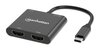Scheda Tecnica: Manhattan Adattatore USB-c Pd Doppio Monitor HDMI - Per Laptop E Tablet
