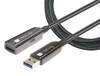 Scheda Tecnica: Techly Cavo Ottico Attivo USB 3.2 Superspeed Active Ptical - Cable USB M/F 10m Nero