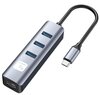 Scheda Tecnica: Techly Adattatore Convertitore USB-c RJ45 Gigabit - Con Hub 3 Porte USB 5GBps